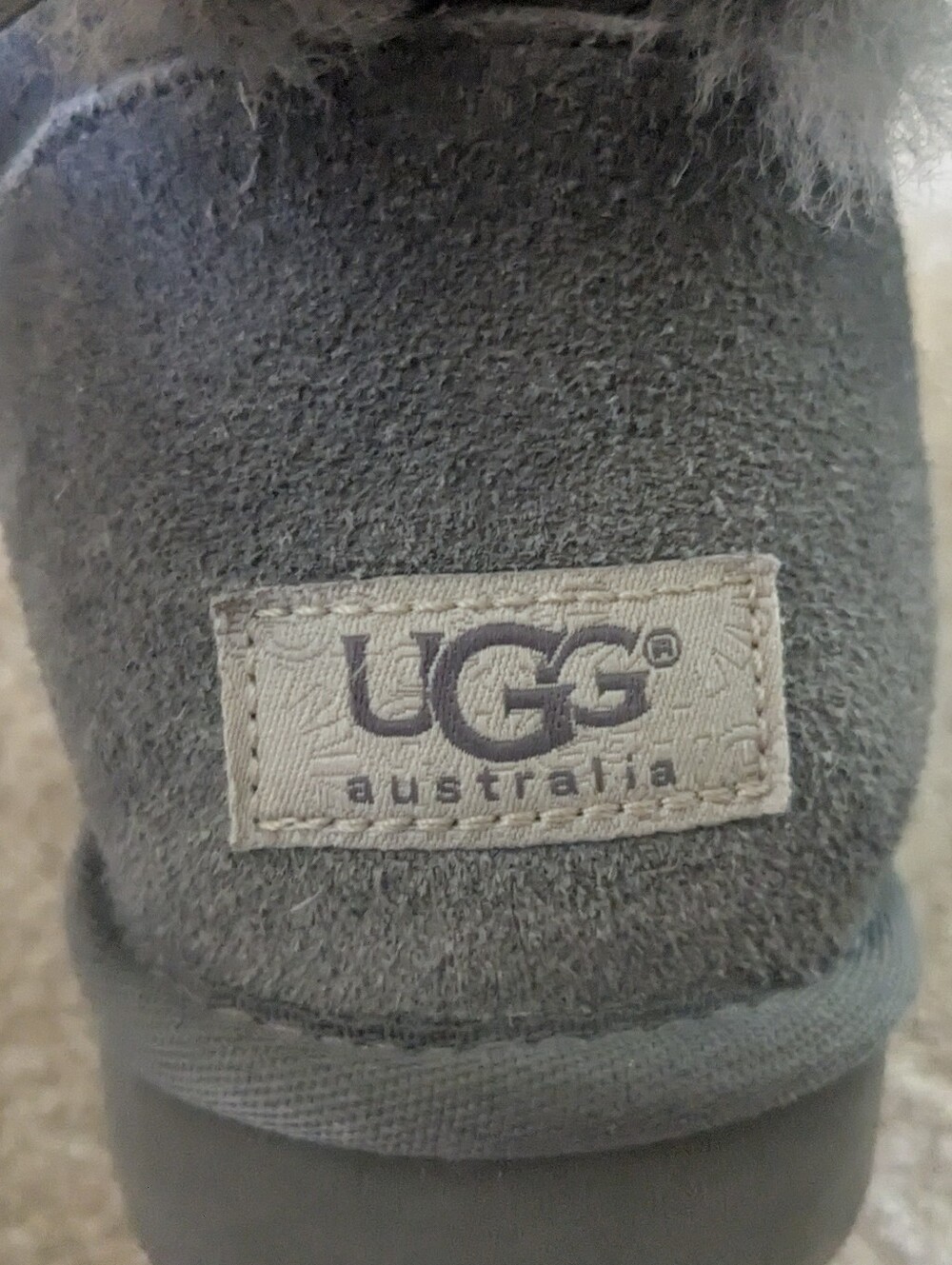 UGG Bailey Bow Boots, Women's -  Grey - Picture 4 of 5